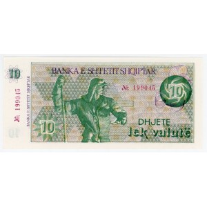 Albania 10 Lek Valute 1992 (ND)