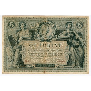 Austria 5 Gulden 1881