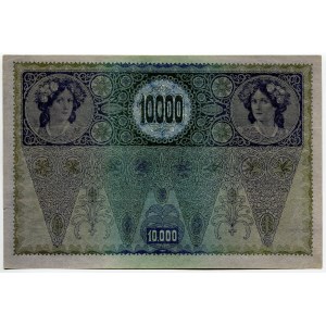 Austria 10000 Kronen 1918 (1919) Overprint