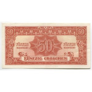 Austria 50 Groschen 1944 Allied Military Currency