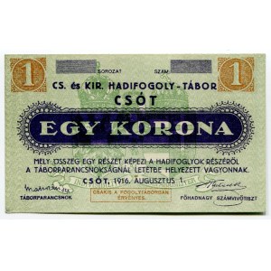 Austria 1 Korona 1916 Lagergeld