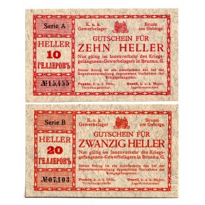 Austria Brunn am Gebirge 10-20 Heller 1918 (ND) Lagergeld