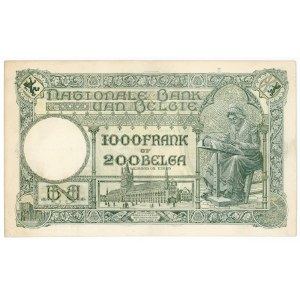 Belgium 1000 Francs 1937