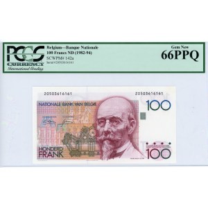 Belgium 100 Francs 1982 - 1994 (ND) PCGS 66PPQ