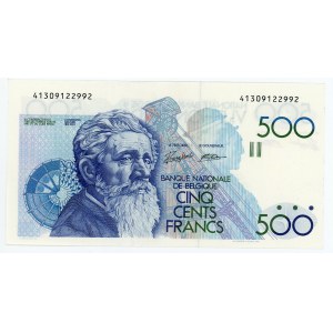 Belgium 500 Francs 1982 - 1998 (ND)