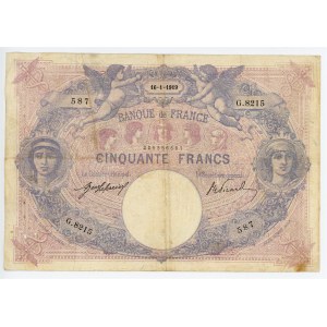 France 50 Francs 1919