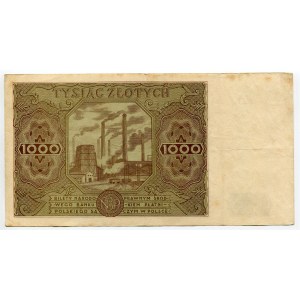 Poland 1000 Zlotych 1947