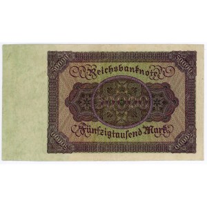 Germany - Weimar Republic 50000 Mark 1922