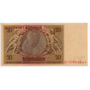 Germany - Third Reich 20 Reichsmark 1929