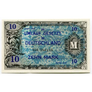 Germany - Third Reich 10 Reichsmark 1944 Allied Military Currency