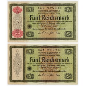 Germany - Third Reich 2 x 5 Reichsmark 1934