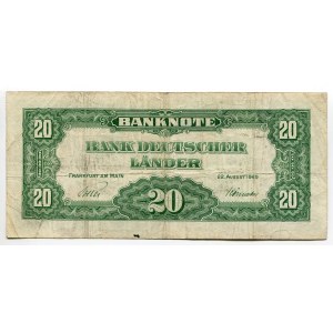 Germany - FRG 20 Deutsche Mark 1949
