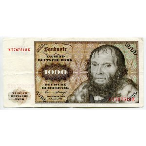 Germany - FRG 1000 Deutsche Mark 1980