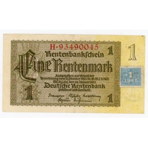 Germany - DDR 1 Deutsche Mark 1948 Soviet Occupation - Post WW II