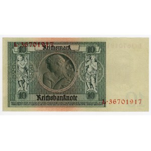 Germany - DDR 10 Deutsche Mark 1948 Soviet Occupation - Post WW II