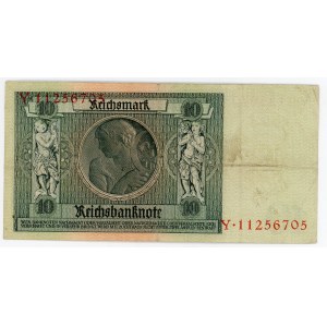 Germany - DDR 10 Deutsche Mark 1948 Soviet Occupation - Post WW II