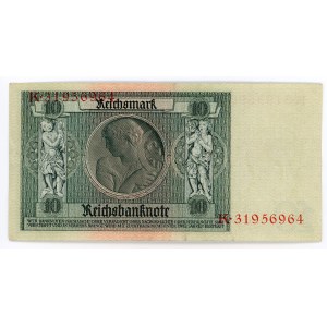 Germany - DDR 10 Deutsche Mark 1948 Soviet Occupation - Post WW II