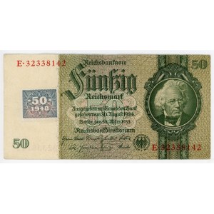 Germany - DDR 50 Deutsche Mark 1948 Soviet Occupation - Post WW II