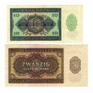 Germany - DDR 10 - 20 Deutsche Mark 1948