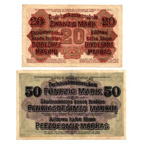 Germany - Empire Kowno 20 - 50 Mark 1918
