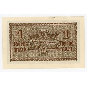 Germany - Third Reich 1 Reichsmark 1940 - 1945 (ND)