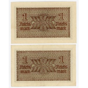 Germany - Third Reich 2 x 1 Reichsmark 1940 - 1945 (ND)