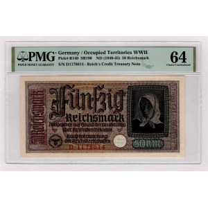 Germany - Third Reich 50 Reichsmark 1940 - 1945 (ND) PMG 64