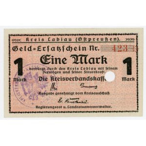 Germany - Empire Kreis Laibau 1 Mark 1918