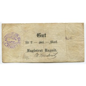 Germany - Empire Magistrat of Ragnit 2 Mark 1914