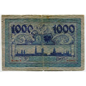 Germany - Weimar Republic Glogau 1000 Mark 1922
