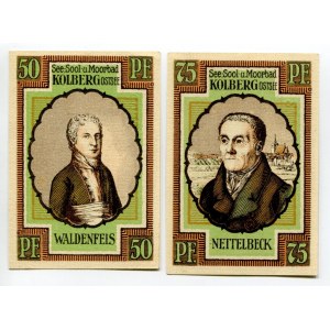Germany - Weimar Republic Kolberg 50 - 75 Pfennig 1921
