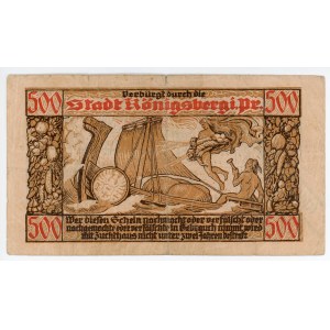 Germany - Weimar Republic Konigsberg 500000 Mark 1922