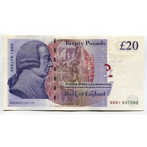 Great Britain 20 Pounds 2007 - 2011 (ND)