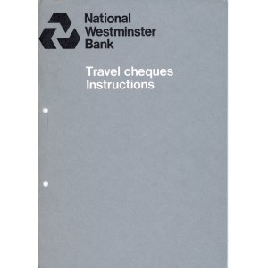 Great Britain National Westminster Bank Travel Check 10 Pounds 1962 (ND) Specimen