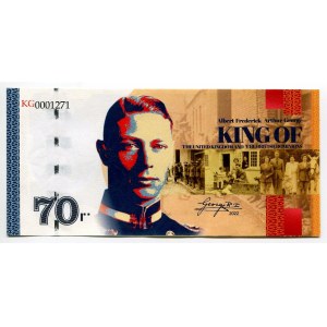 Great Britain Commemorative Note 70th years from Death George VI 2022
