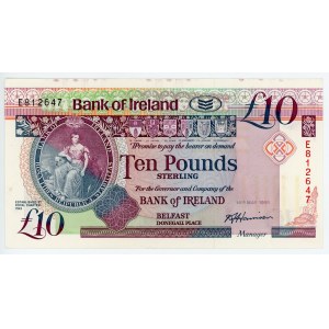 Northern Ireland 10 Pounds 1991