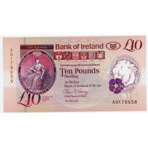 Northern Ireland 10 Pounds 2017