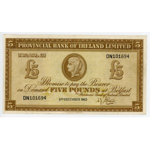 Northern Ireland 5 Pounds 1965