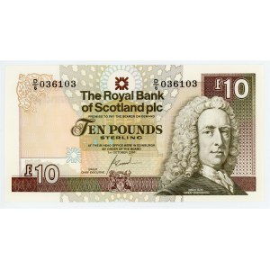 Scotland 10 Pounds 2001