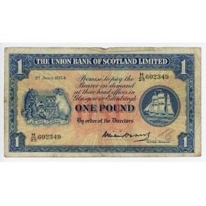 Scotland 1 Pound 1954