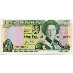 Jersey 1 Pound 1989 (ND)