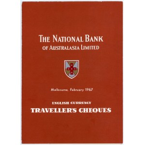 Australia National Bank of Australasia Limited Checks 2 - 5 - 10 - 20 - 50 Pounds 1967 (ND) Specimen