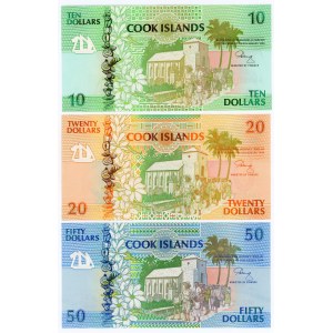 Cook Islands 10 - 20 - 50 Dollars 1992 (ND)
