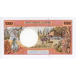 French Pacific Territories 1000 Francs 1996 (2003- 2006) (ND)
