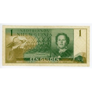 Netherlands New Guinea 1 Gulden 1954