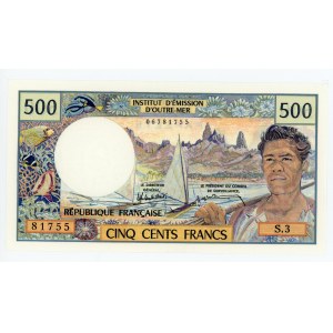 New Caledonia 500 Francs 1985 (ND)