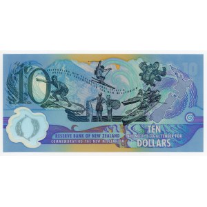 New Zealand 10 Dollars 2000