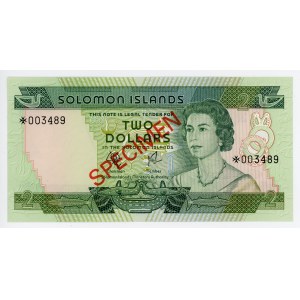 Solomon Islands 2 Dollars 1977 (ND) Specimen