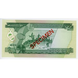 Solomon Islands 2 Dollars 1977 (ND) Specimen