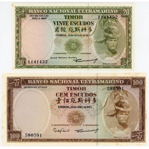 Timor 20 - 100 Escodos 1963 - 1967